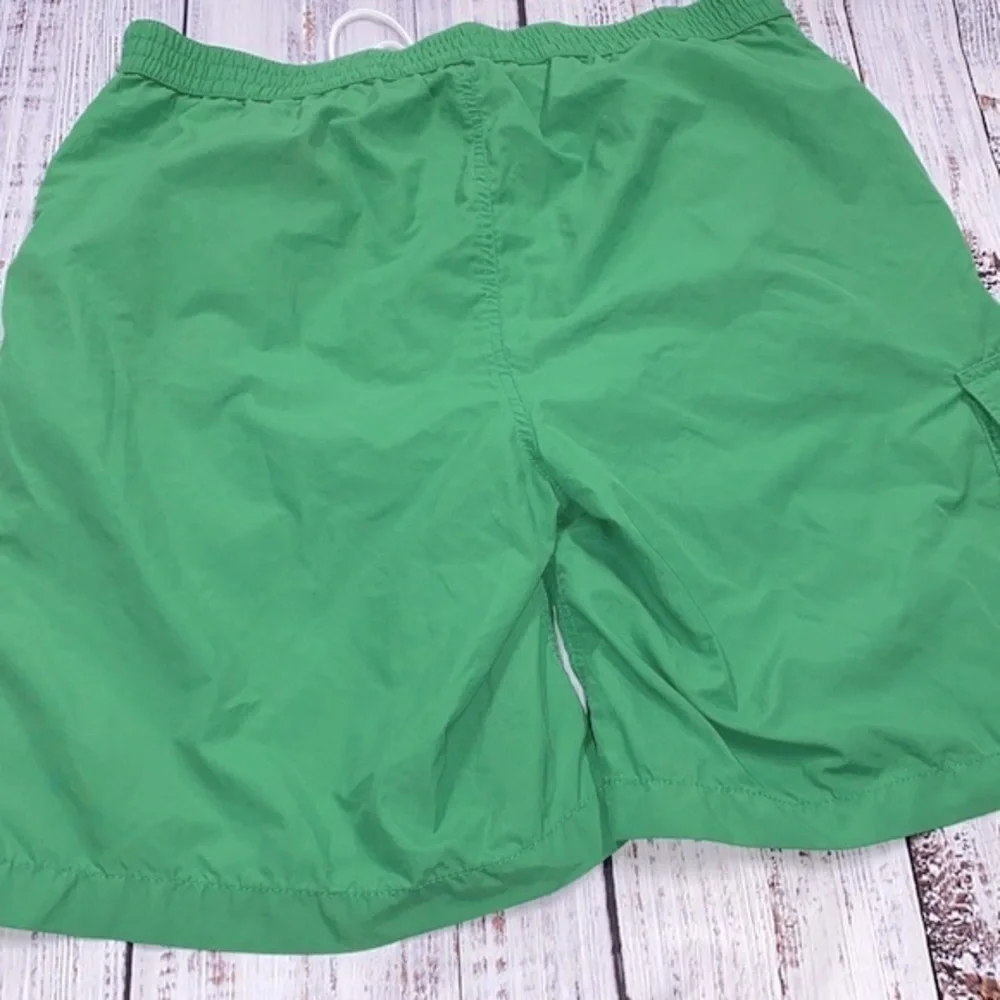 Polo Ralph Lauren blue label green swim trunks size large